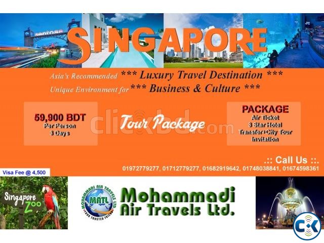 Singapore Visa Standard Tour Package large image 0