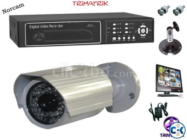 Yomart 420TVL Night Vision CCTV Pack 1  large image 0