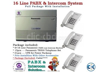 16 Port Panasonic PABX Total Package