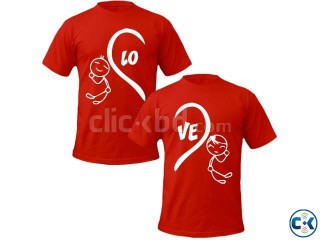 Exclusive Valentine Couple T-Shirt