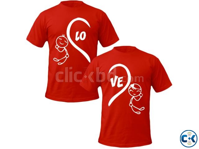 Exclusive Valentine Couple T-Shirt large image 0