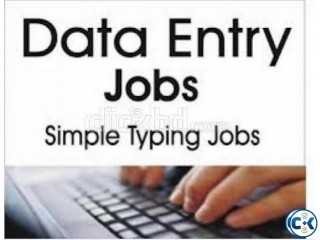 Home Based Data Typing Job