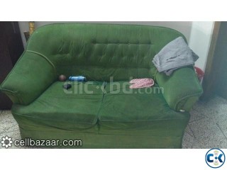 3 seater sofa set green color