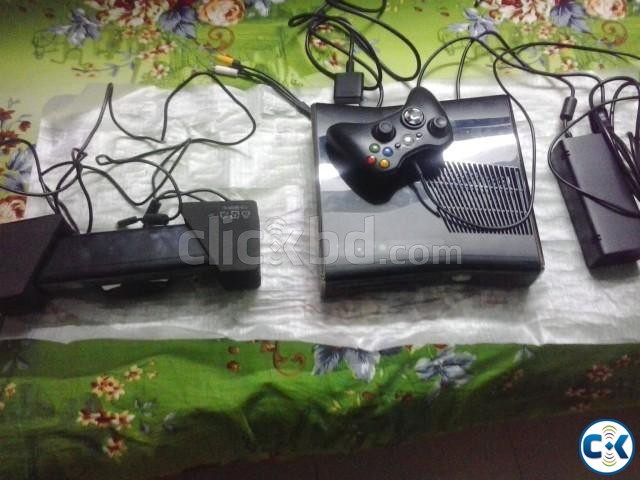 x-box 360 S with kinect. unmodded for sale in dhaka large image 0