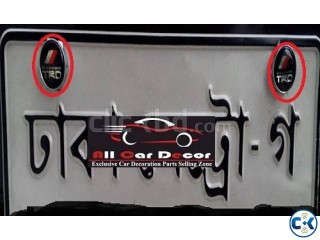 Car Logo License Plate Frame Car badge Bolt Screws Emblems