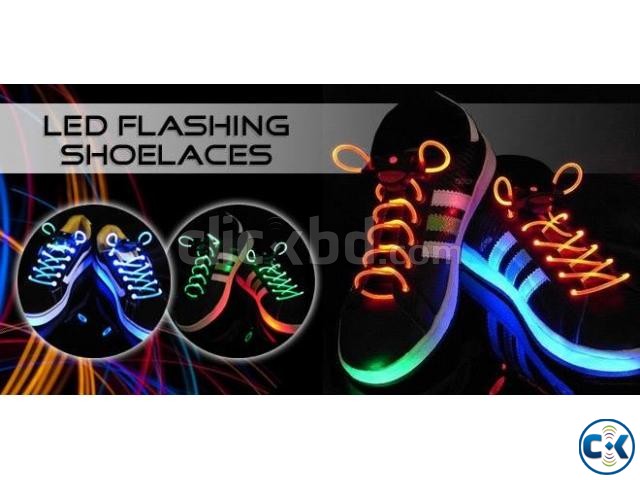 LED কেড্স ফিতা Shoe Laces  large image 0