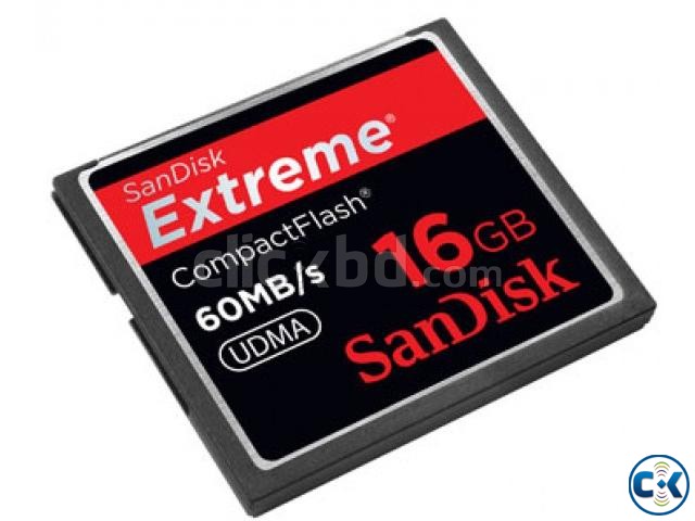 Sandisk Extream 16 GB CF card 60 MB S UDMA enable large image 0