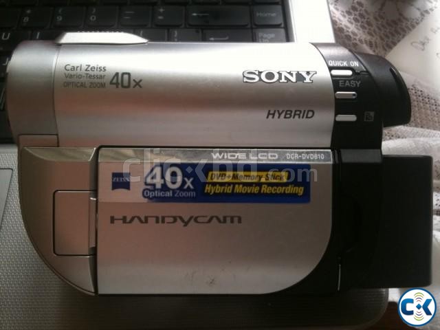 Sony dcr-dvd610 dvd camcorder large image 0