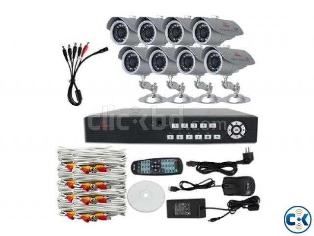 8 Channel Jovision DVR With 8 Unit Security Camera Night Vi large image 0