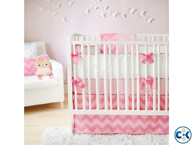 Pink color Happy Baby Bed Baby Cradle Dolna দোলনা large image 0