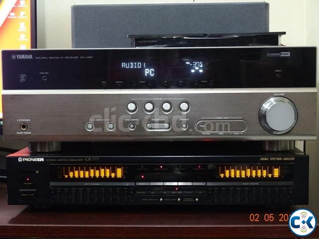 Yamaha RX-V 467 Home Theater Receiver 5.1 With EVERYTHING large image 0