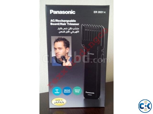 Panasonic ER2031 Rechargeable Beard Hair Trimmer large image 0