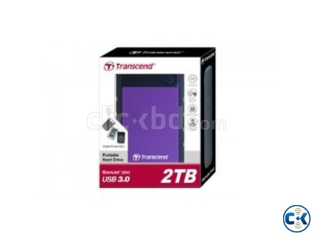 Transcend StoreJet 25H3 USB 3.0 2TB Portable Hard Disk large image 0