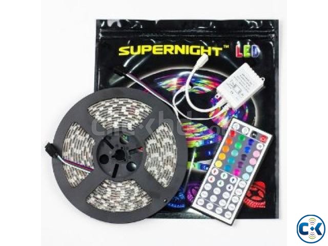 Power On LED Strep 5 miter RGB Remote Controller large image 0