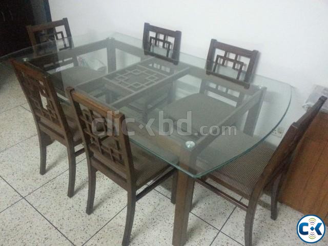 HATIL 6 Chair Dining Table large image 0