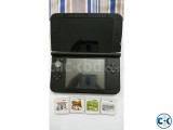 nintendo 3ds xl with 5 mario game