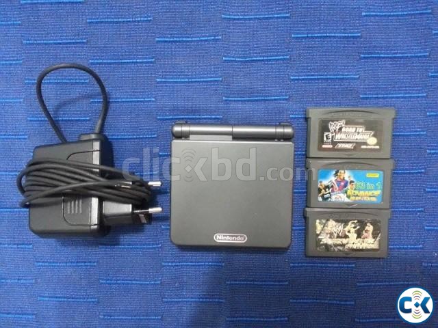 NINTENDO Gameboy Advance SP with games and accessories large image 0