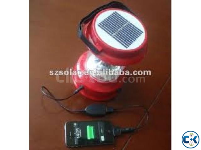Solar Charger Light With Power Bank large image 0