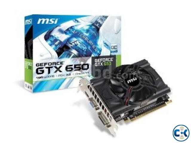 MSI NVIDIA GeForce GTX 650 1GB GDDR5 PCI Express 3.0 large image 0