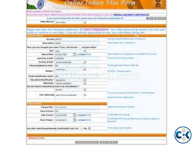 100 Indian Visa Contract large image 0