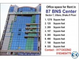Office space for Rent in 87 BNS Center Sector 7 Uttara Dha
