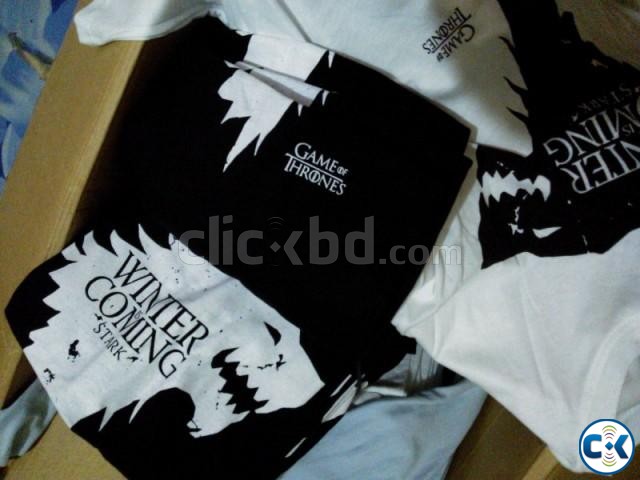 Game of Thrones Winter is Coming T-Shirt large image 0