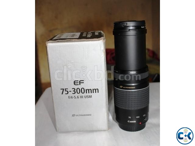 Canon EF 75-300mm ULTRASONIC Lens f 4-5.6 lll USM large image 0