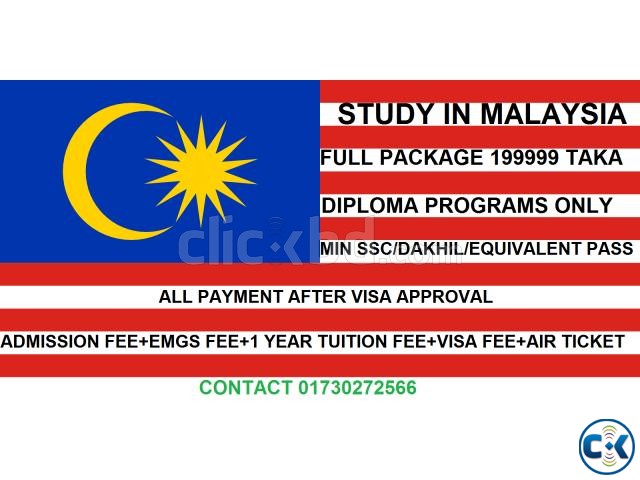 HOT OFFER MALAYSIAN STUDENT VISA PACKAGE large image 0