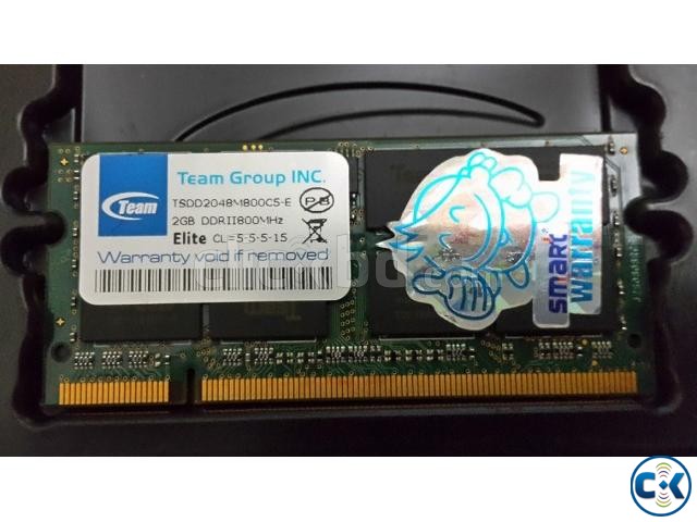 Team Elite 2GB DDR2 Laptop RAM 800MHz large image 0