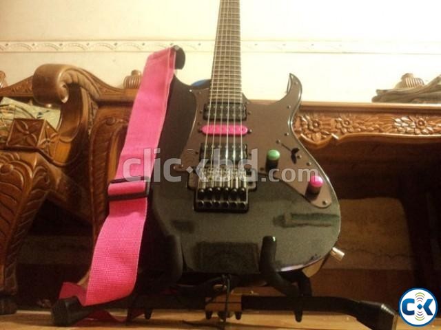 Ibanez prestige RG2550E guitar with hard case. large image 0