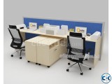 Latest office workstation for 4 person Model Code - S - 0014
