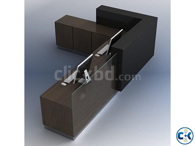 Exclusive Office interior furniture reception table large image 0