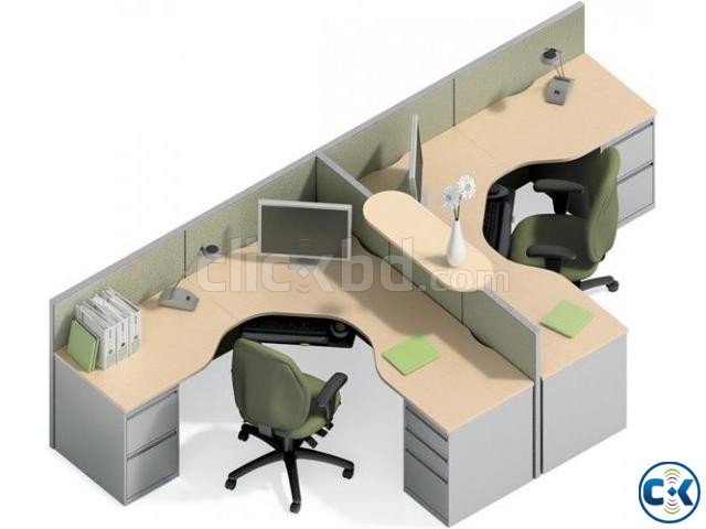 Office Table workstation large image 0