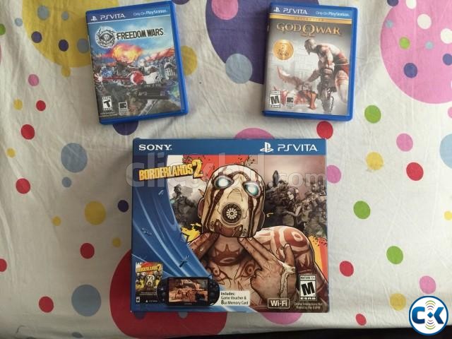 Sony PS Vita WiFi with 3 Exclusive Game and 32Gb Memory Card large image 0