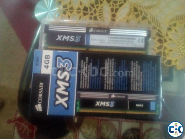 Corsair 4GB XMS3 DDR3 1333Mhz RAM large image 0