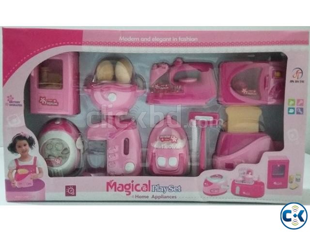 Home Appliances Family Toy Set For Children large image 0