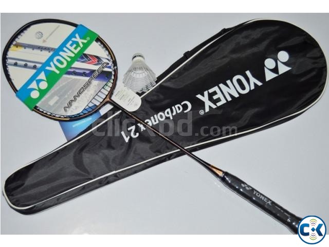 Yonex Carbonex 21 Badminton Racket with String large image 0