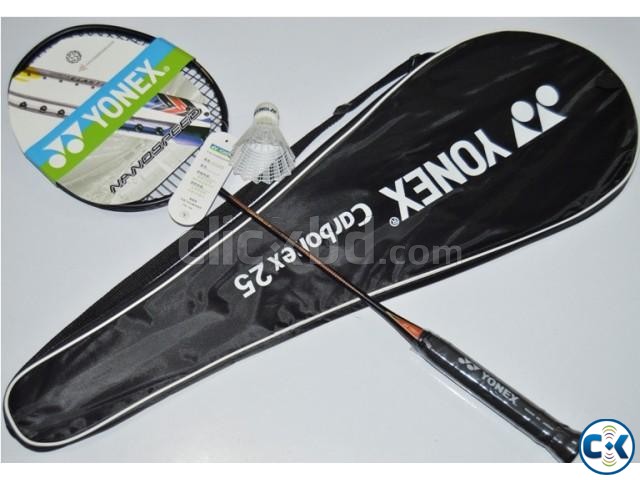 Yonex Carbonex 25 Badminton Racket with String large image 0