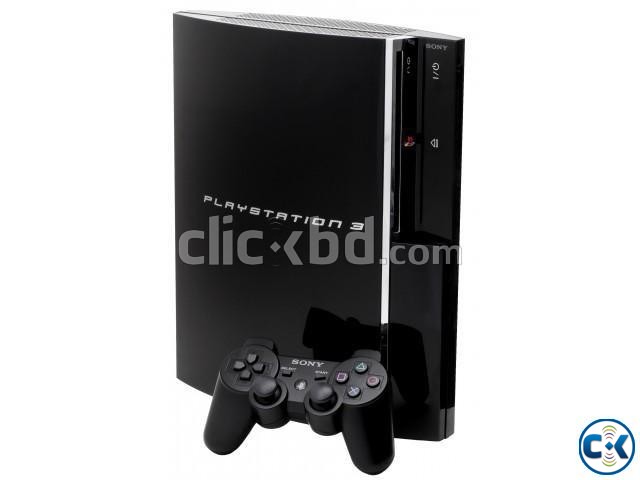 PS3 Fat 80GB with remote control 5 original games worth 7k large image 0