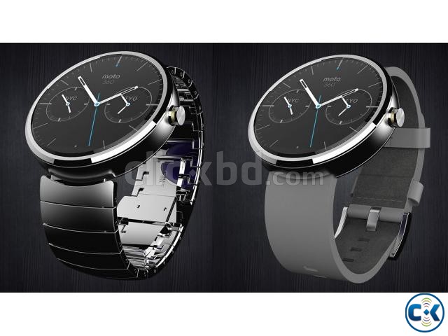 Brand New Moto 360 Smartwatch Belt Lather Steel  large image 0