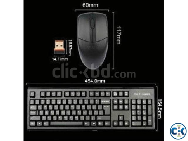 A4tech wearless keyboard mouse package large image 0