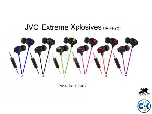 Brand New JVC Xtreme HA-FR201 Headphones See Inside  large image 0