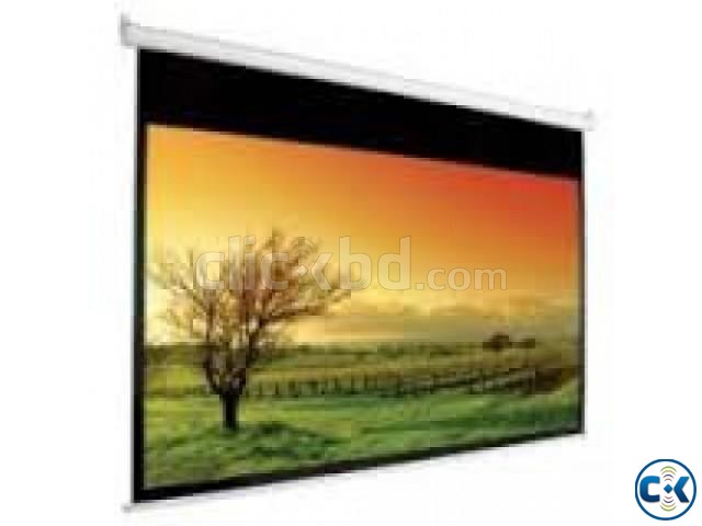 APOLLO Electric 96 96 Projector Screen large image 0