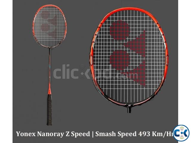FT Yonex Nanoray Z Speed Badminton Racket large image 0