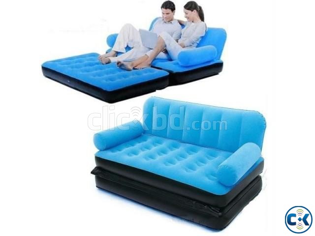 2 in 1 Air Bed Arm Chair large image 0