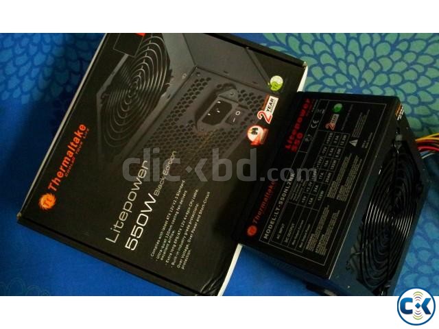 Thermaltake 550 Watt Power Supply with Box all accessories large image 0