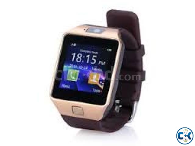 Mobile Watch DZ09 With Hidden 2MP Camera large image 0