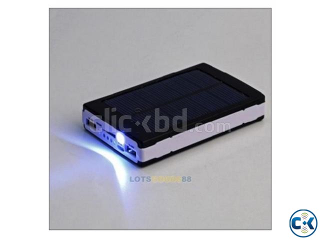 100000mAh Dual USB Solar Battery Charger Power Bank W 8 Adap large image 0
