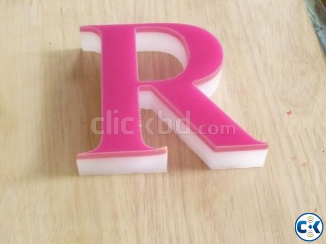 3d Acrylic Letter Sign board large image 0