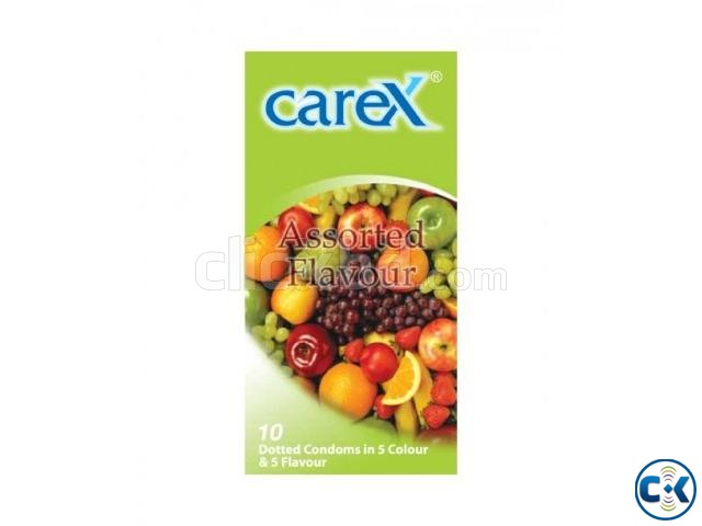 Carex Assorted Flavored Condoms Pack of 10 Condoms  large image 0